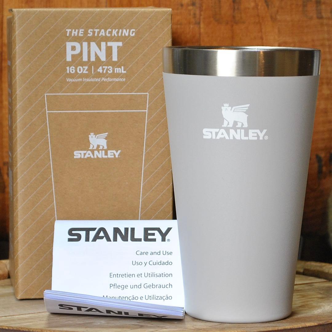 STANLEYスタッキング真空パイント0.47L【2色セット】アッシュ＆ブラック