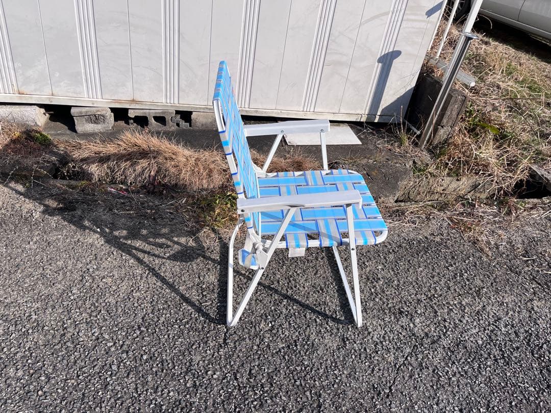 ビーチチェア　折りたたみ式アウトドアチェア　千葉県成田市、引き取り限定です。