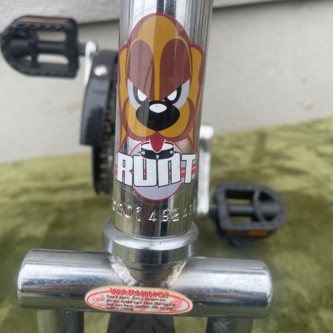 JUST GO RUNT ミニ自転車　豆チャリ　ミニチャリ　パンクレス　送料込
