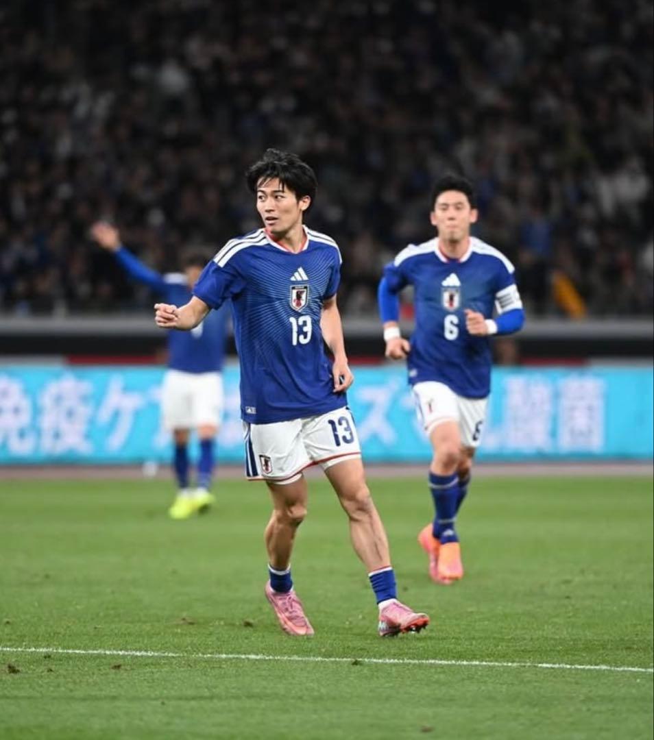 サッカー日本代表 25/26 中村敬斗 #13 海外インポート ユニフォーム L