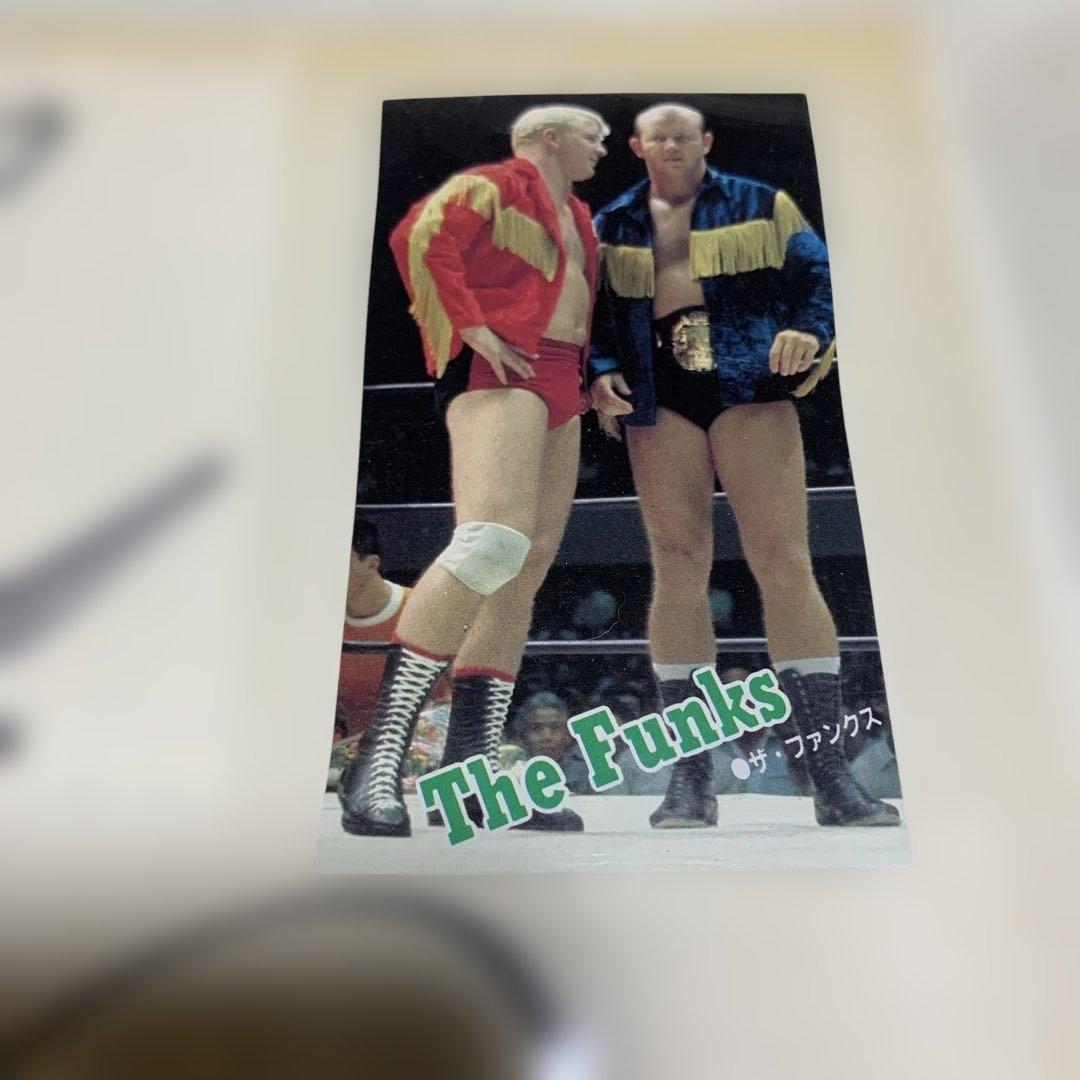 ドリーファンクJ R テリーファンク　プロレス サイン入り記念品　1枚　お値下げ