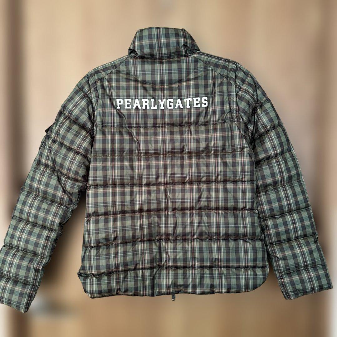 PEARLYGATES 4WAY ダウンチェック柄ジャケット　リバーシブル