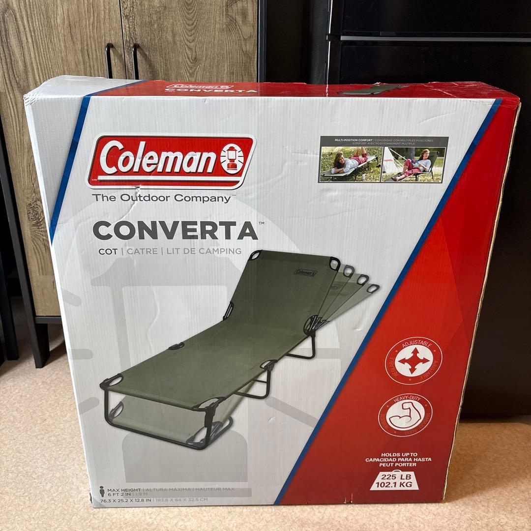 【美品・早い者勝ち】Coleman CONVERTA COT コンバータコット