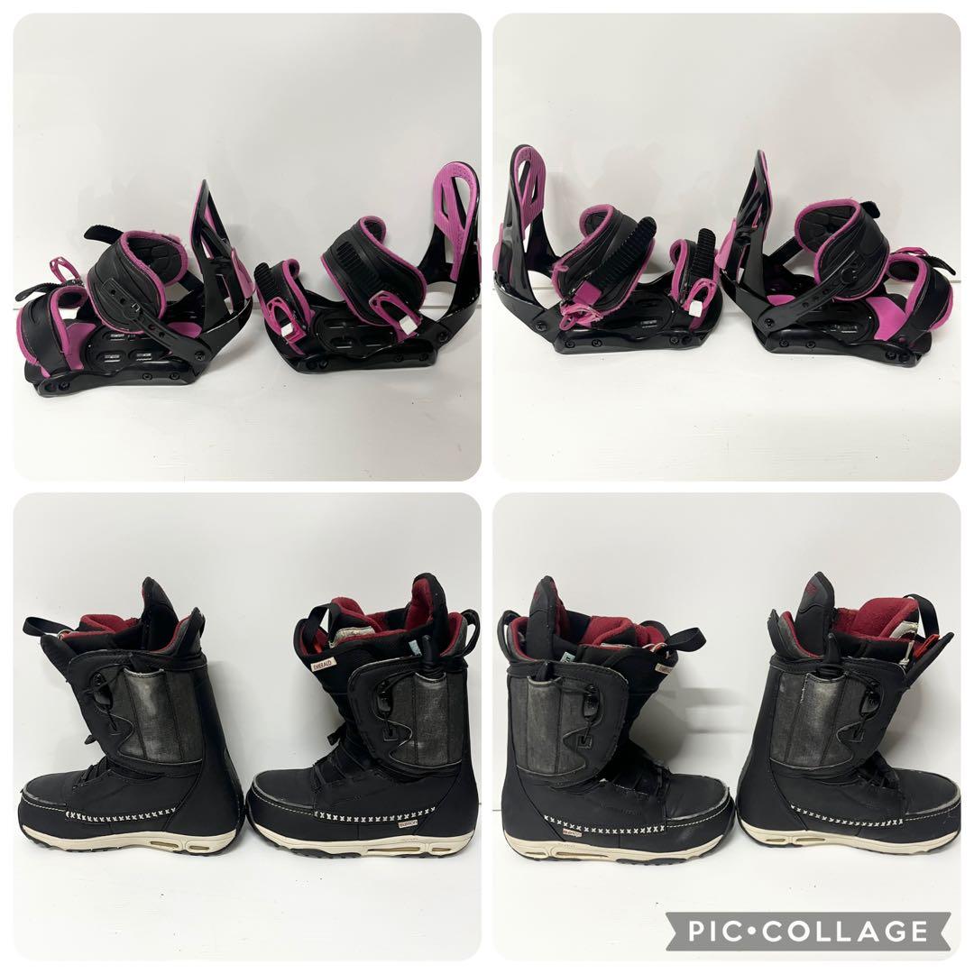BURTON レディース　スノボセット　バートン　女性用　スノーボード　バイン
