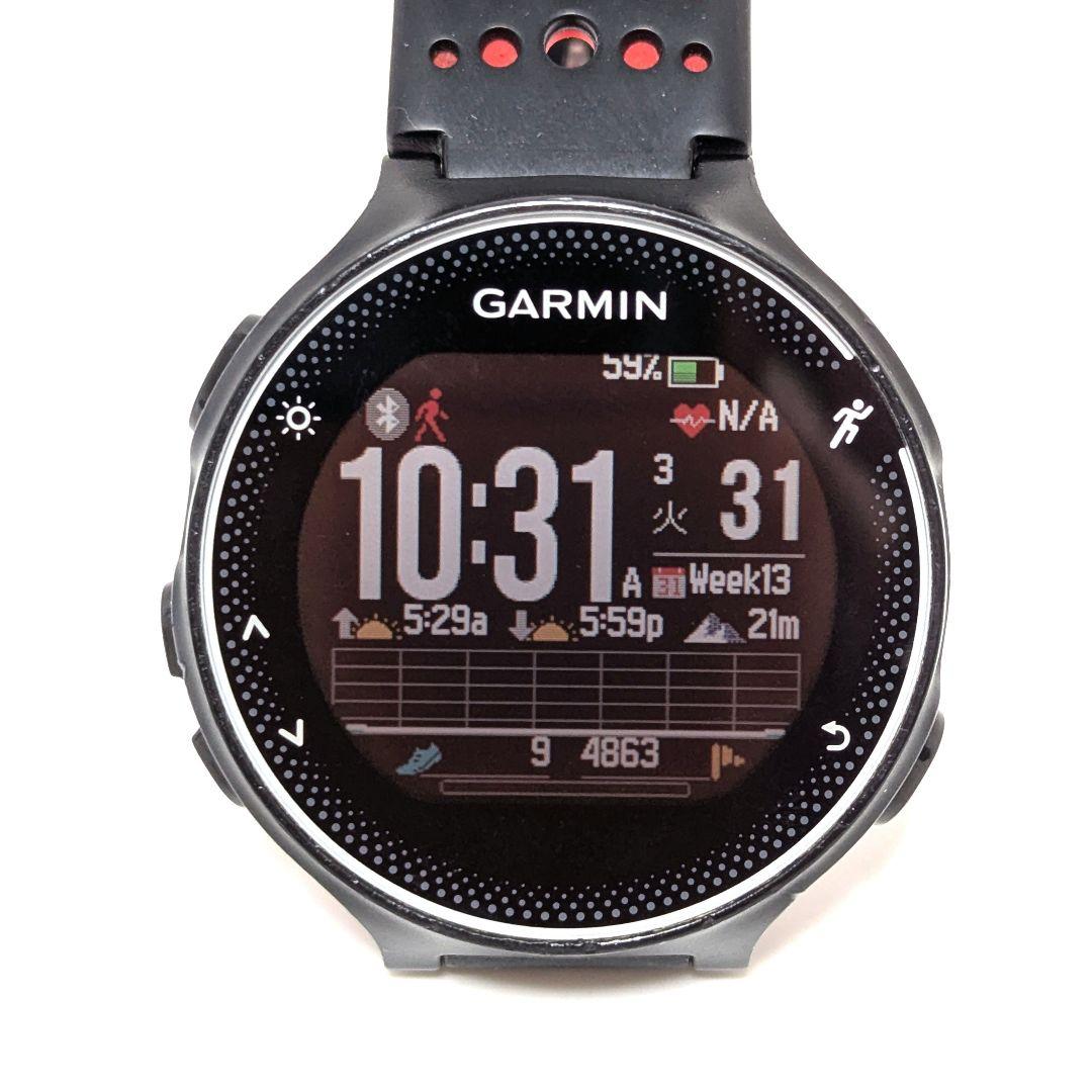 【美品】GARMIN ForeAthlete 230J ブラック