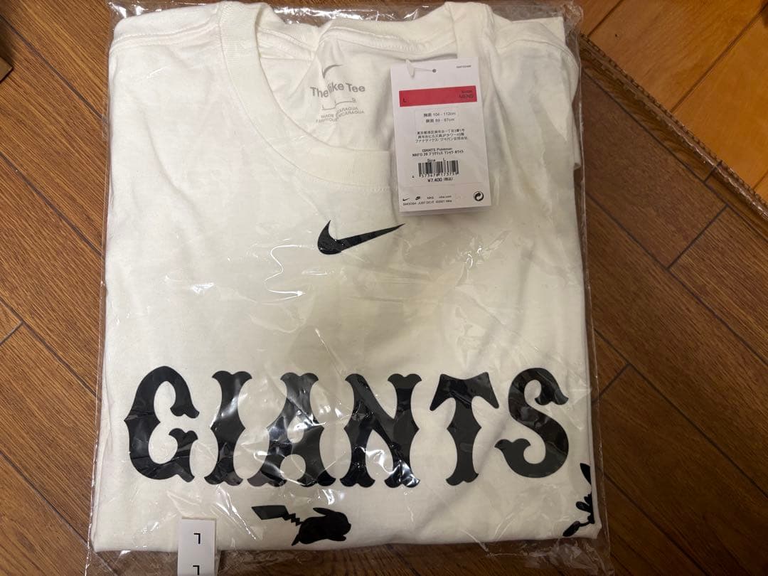 GIANTS 公式ポケモンコラボTシャツ L 白