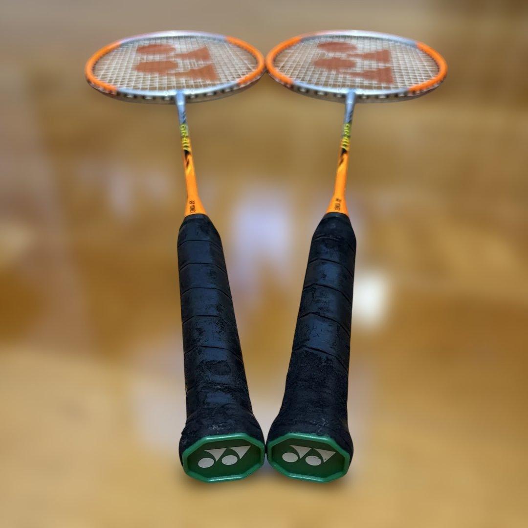 【美品】YONEX ヨネックス GR417 バドミントン ラケット2本セット
