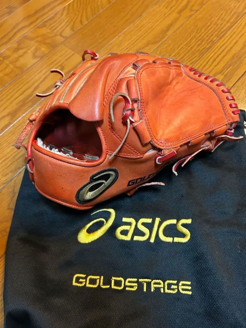 asics GOLDSTAGE 軟式野球グローブ　投手用