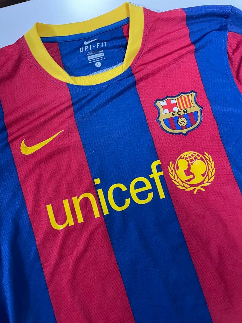 FCバルセロナ 10-11Hユニフォーム #6 シャビ NIKEサイズ L