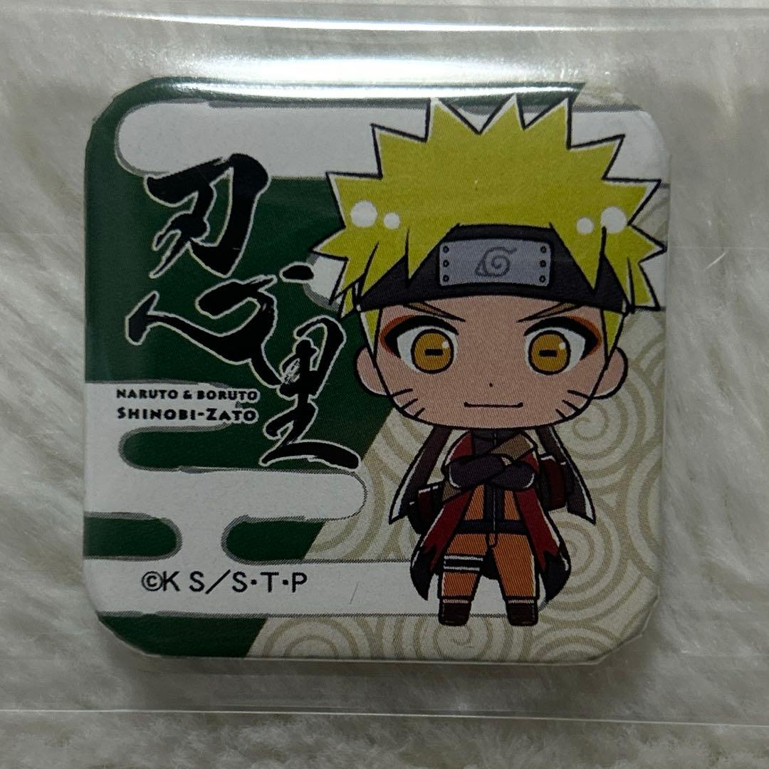 激レア　NARUTO うずまきナルト　仙人モード　スクエア缶バッジ