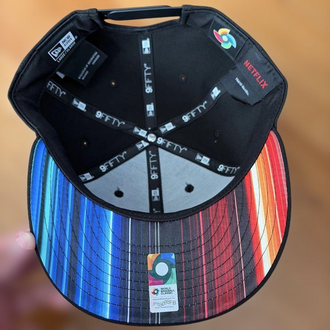 WBCネットフリックス　ニューエラ　トリプルコラボキャップ　新品未使用 L/XL
