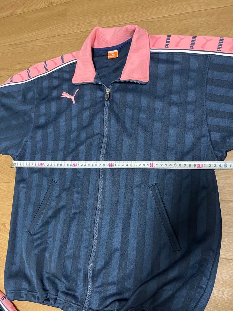土日お値引き❗️【美品】PUMA ジャージ上下セット ネイビー/ピンク
