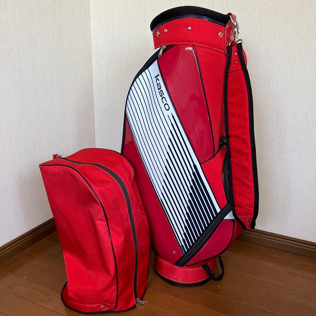 AB-195 キャスコ 中古キャディバッグ カート型 6分割 ※訳あり 送料無料