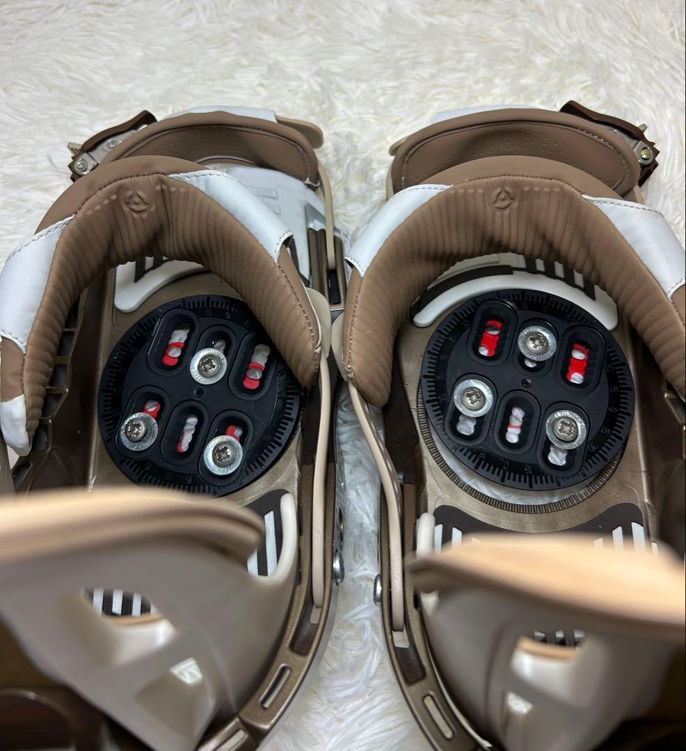 美品✨SALOMON スノーボードビンディング ブラウンsサイズ