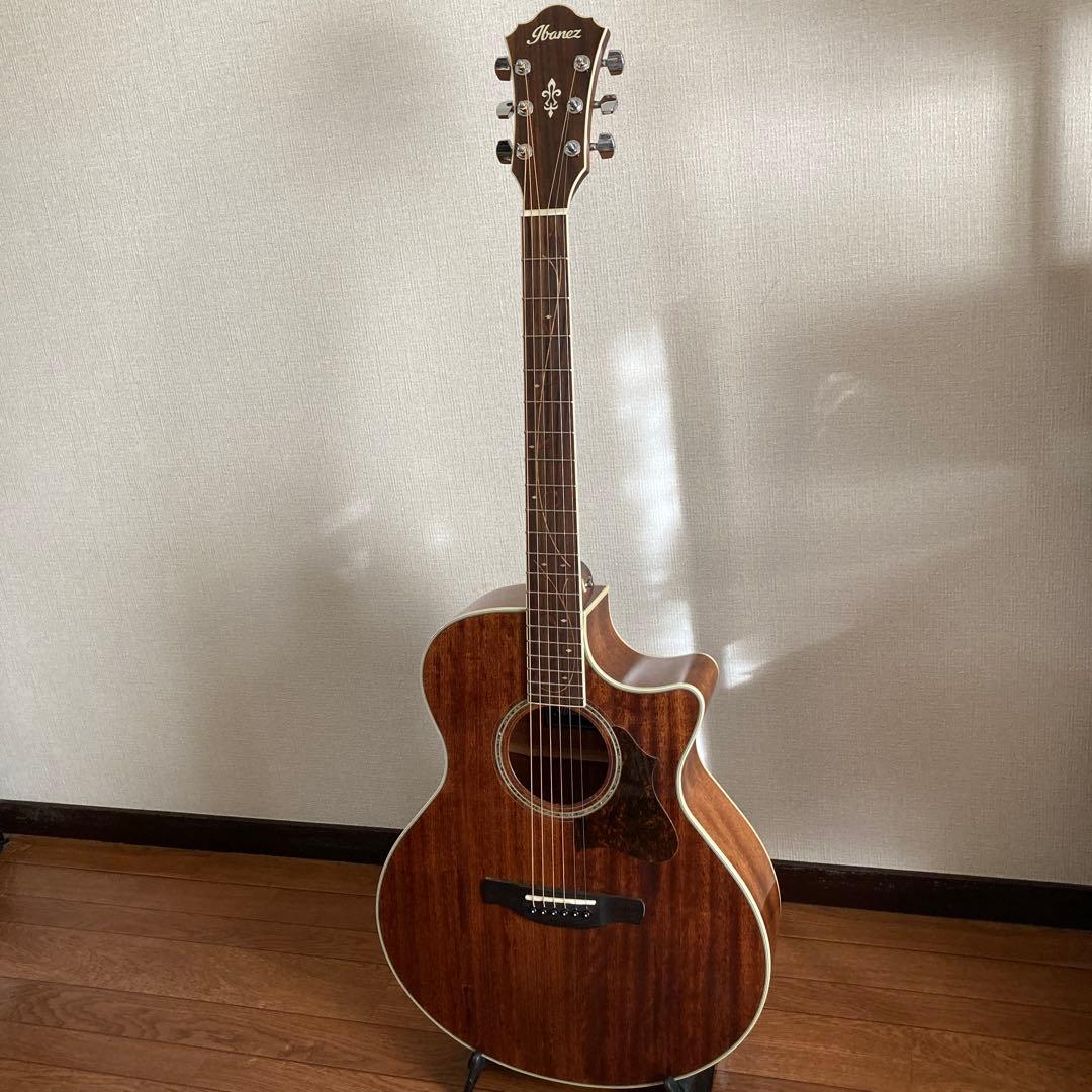 【美品】Ibanez AE245-NT エレアコ オールマホガニー