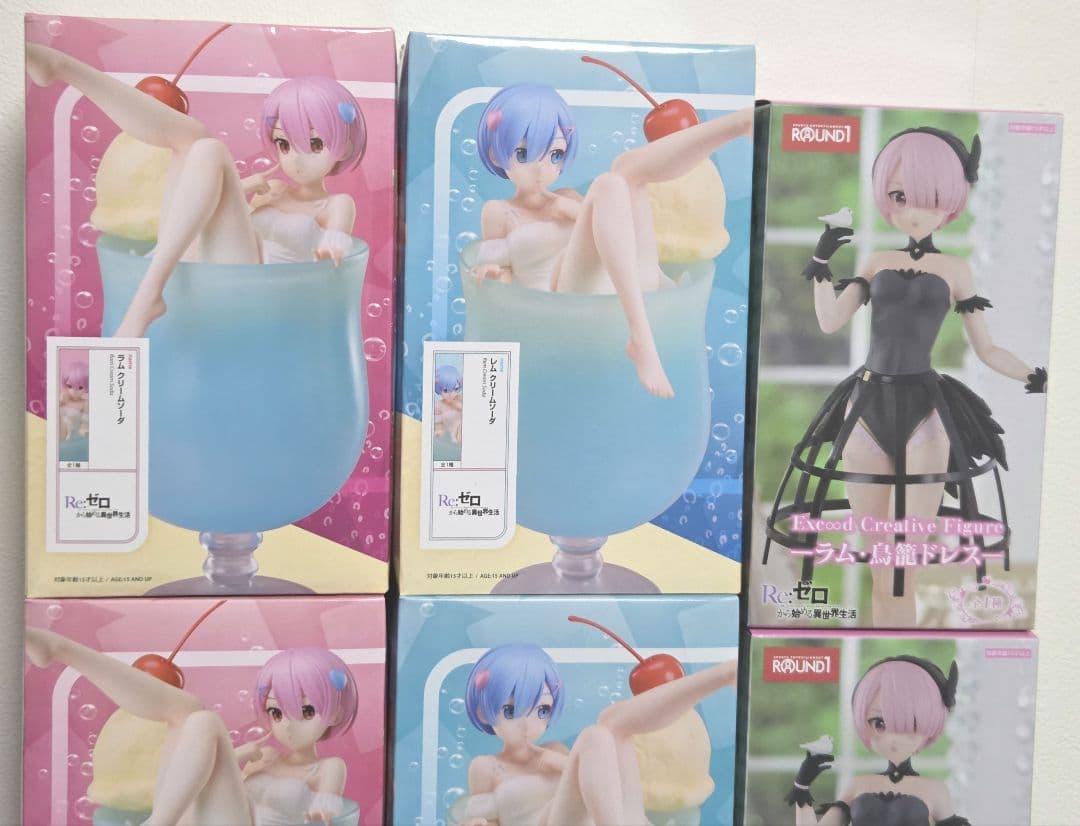 Re:ゼロから始める異世界生活　フィギュア×9個セット　新品未使用品です。