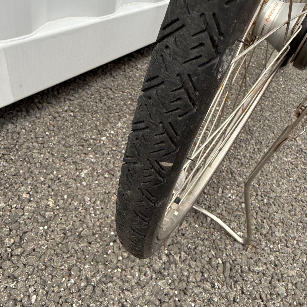 通勤通学用自転車 27インチ カゴ/変速機/オートライト付 定価10万円