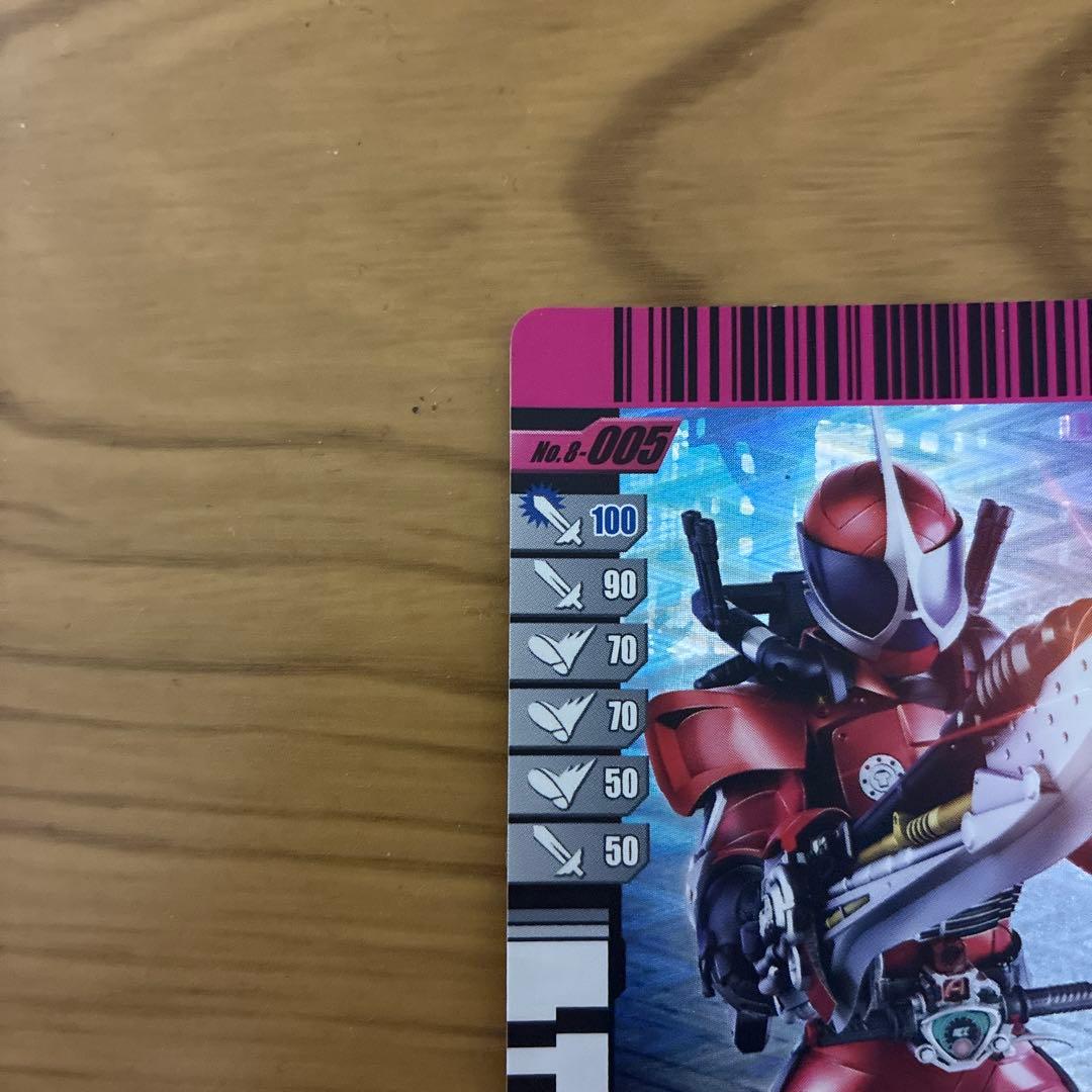 【超美品】仮面ライダーガンバライド第8弾仮面ライダーアクセルSRNo.8-005