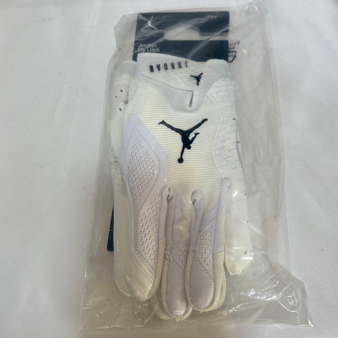 アメフト Jordan Fly Lock 2.0　グローブ　White　L
