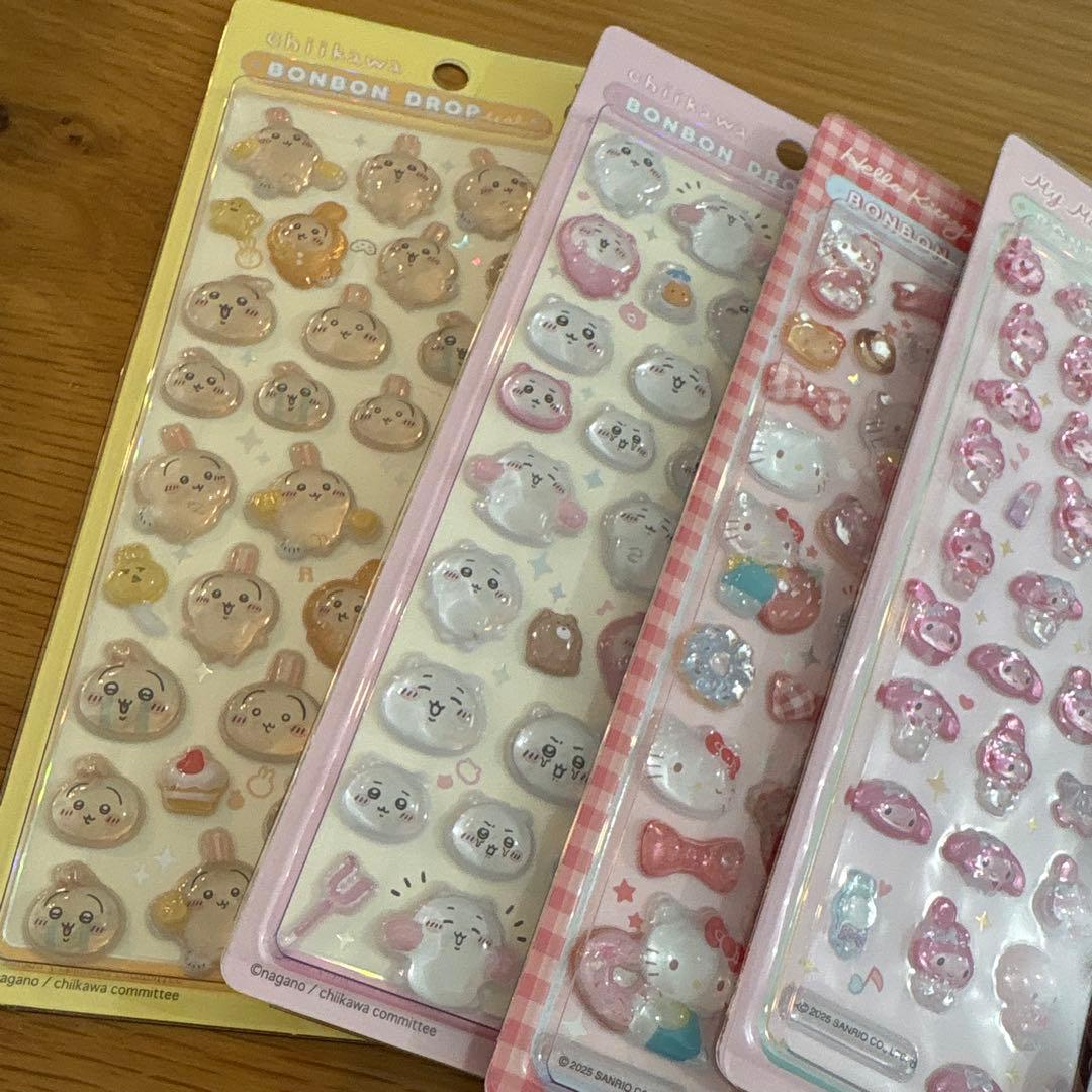 【国内正規品】ボンボンドロップシール&mini サンリオ ちいかわ ５種類セット