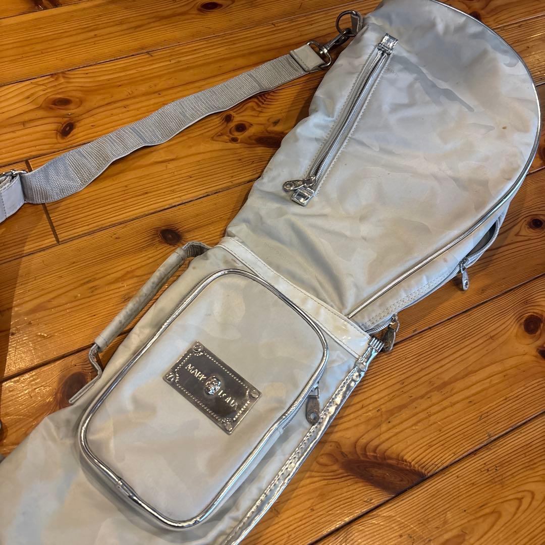 MARK&LONAゴルフバッグ シルバー カモフラージュ