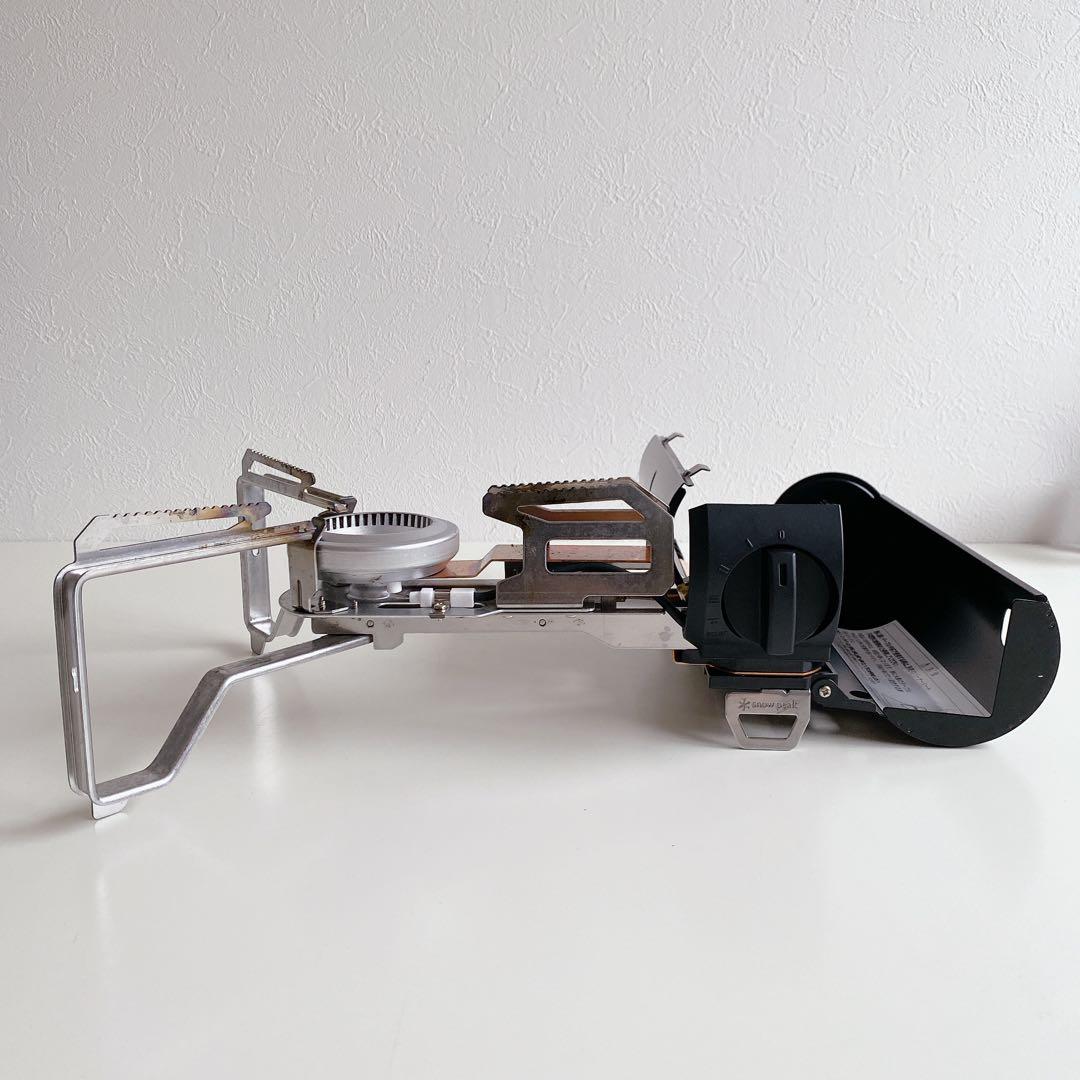 【美品】 peak &CAMPバーナー ブラック GS-600