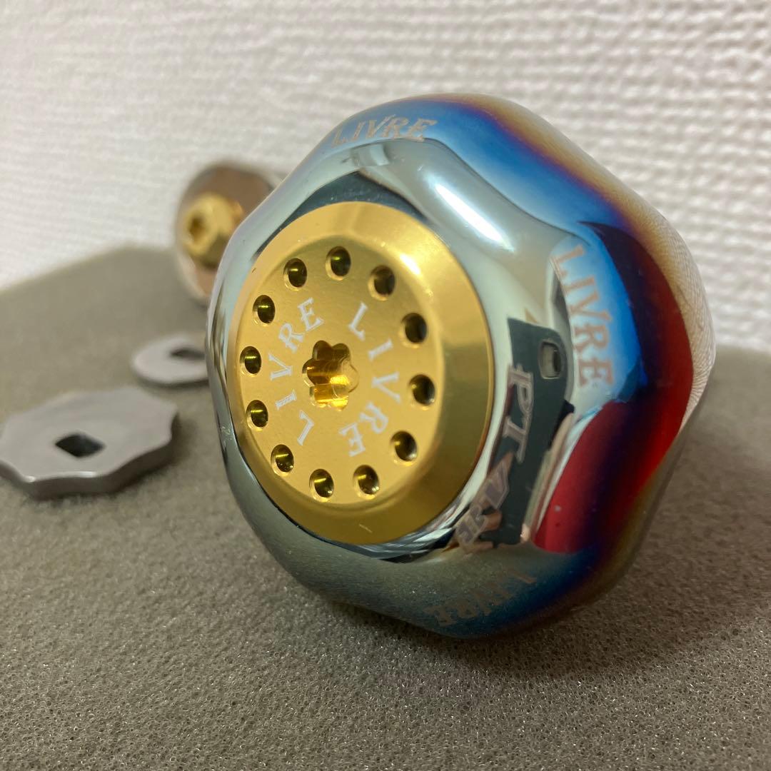 リブレ⭐︎シマノ右ナット付き☆BJPT67⭐︎チタンP+ゴールドG⭐︎A-26