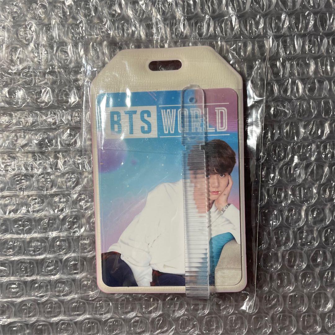 公式 bts world サントラ ラゲッジタグ トレカ