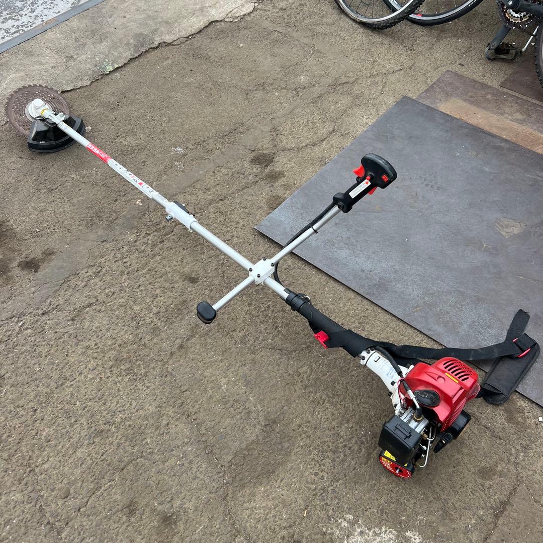 GKC-2 カセットガス式 エンジン部分 ハンドル付 刈払機 草刈機