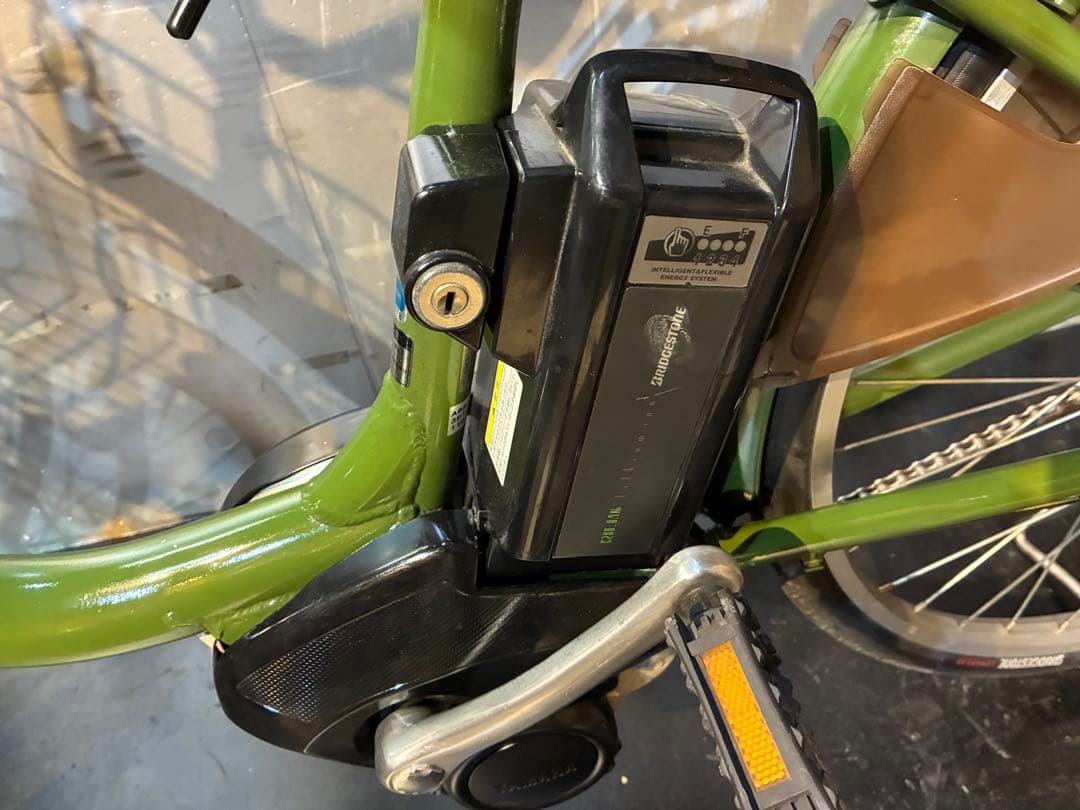 K6【大阪堺市/引取】電動自転車 ブリヂストン アシスタ 26インチ グリーン