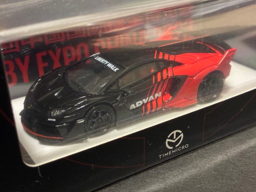 TIMEMICRO 1/64 ランボルギーニ アヴェンタドール GT ADVAN