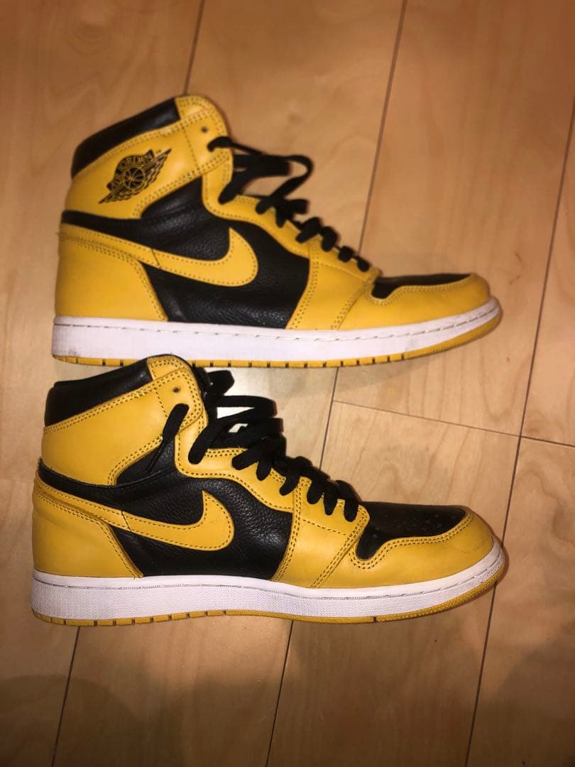 てるき　Nike Air Jordan シューズ ブラック/イエロー