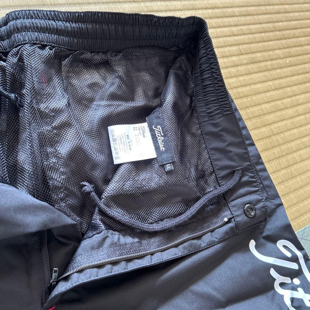 50です Titleist レインウェアセット ホワイト/ブラック