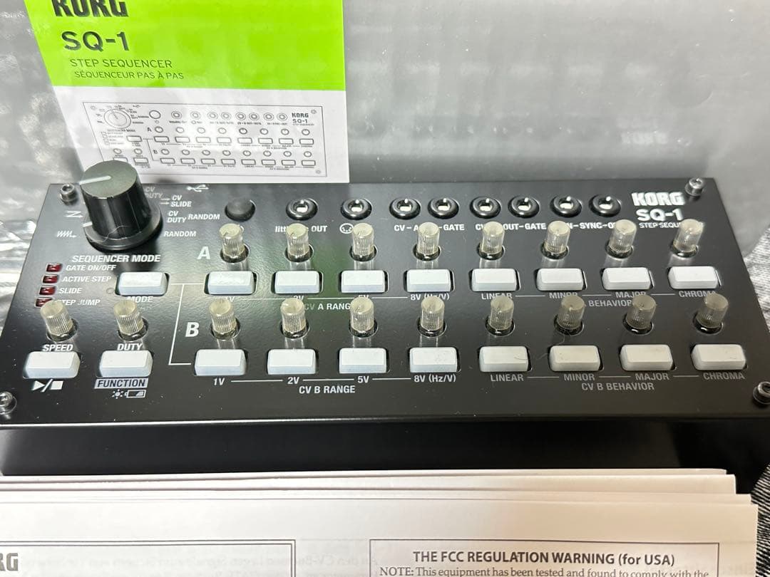 SQ-1 KORG ステップ　シーケンサー