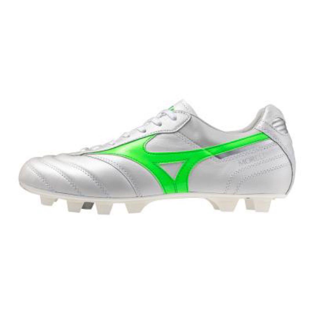 Mizuno Morelia II Japan シルバー/グリーン