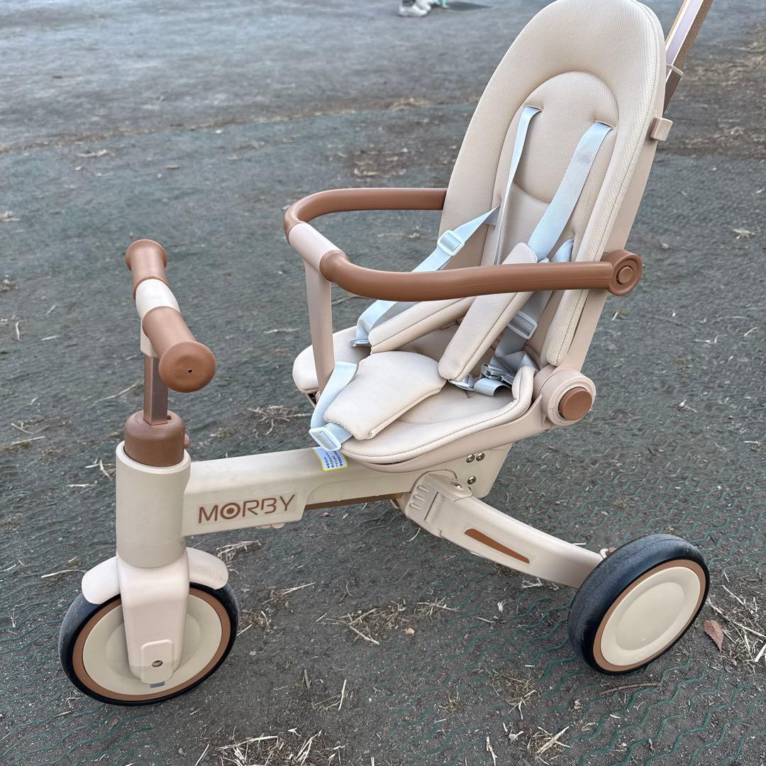 MORBY 10in1三輪車 折りたたみ キックバイク