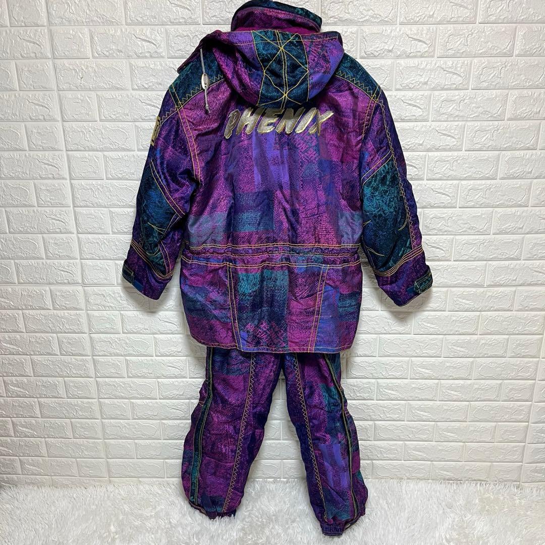美品 平成レトロ 90's Phenix スノーウェア上下 スキー スノボ
