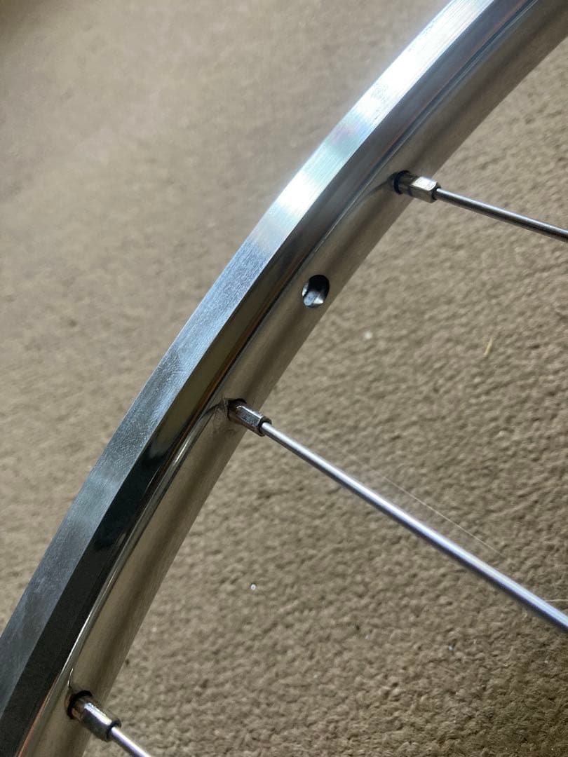 ハイポリッシュ650C前後ホイールセット F100/R130mmクイックレバー付