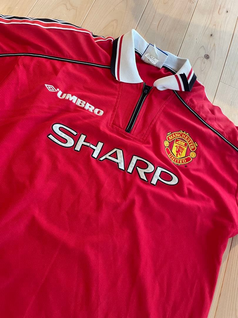 90s マンチェスターユナイテッド ユニフォーム UMBRO SHARPサッカー