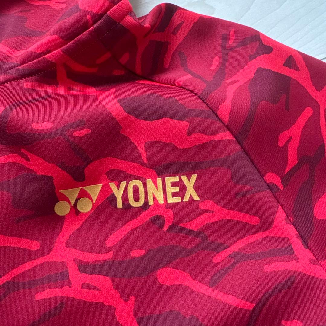 YONEX ヨネックス　カモフラージュ ジップアップウェア　リンダン　Mサイズ