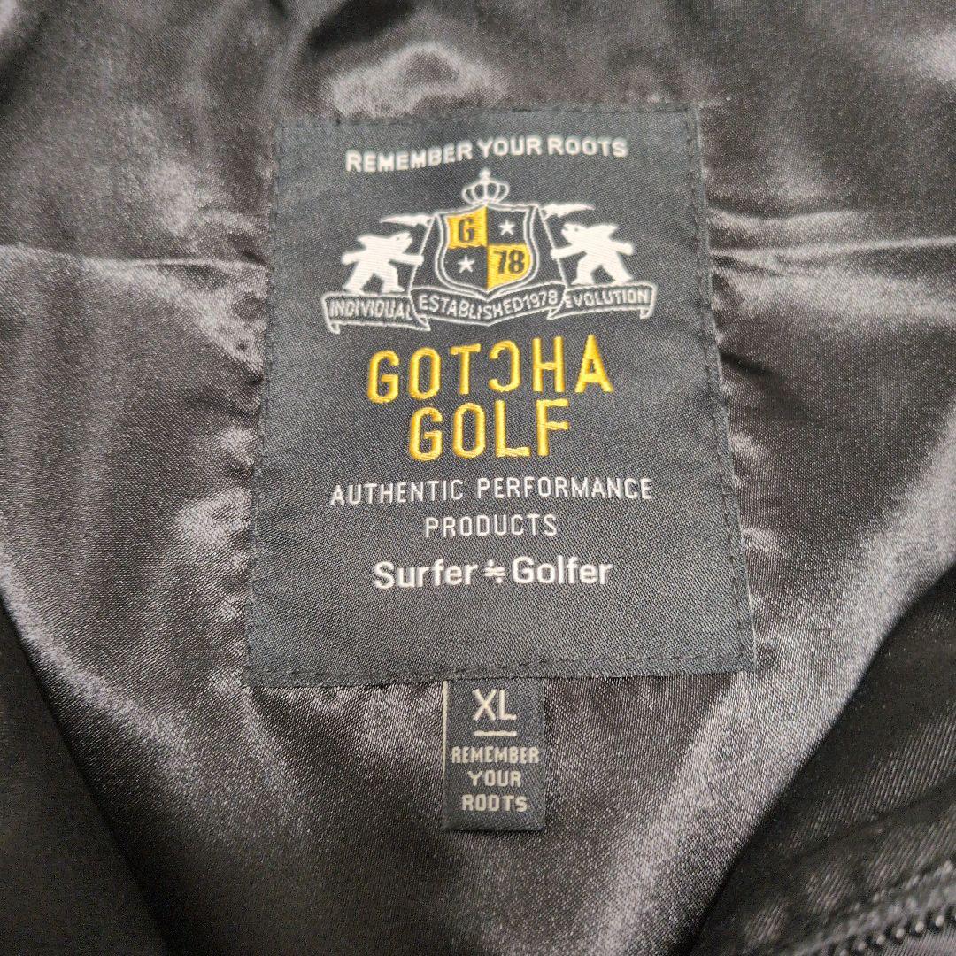 ガッチャゴルフ 中綿ベスト XL 豪華刺繍 防寒 GOTCHA GOLF