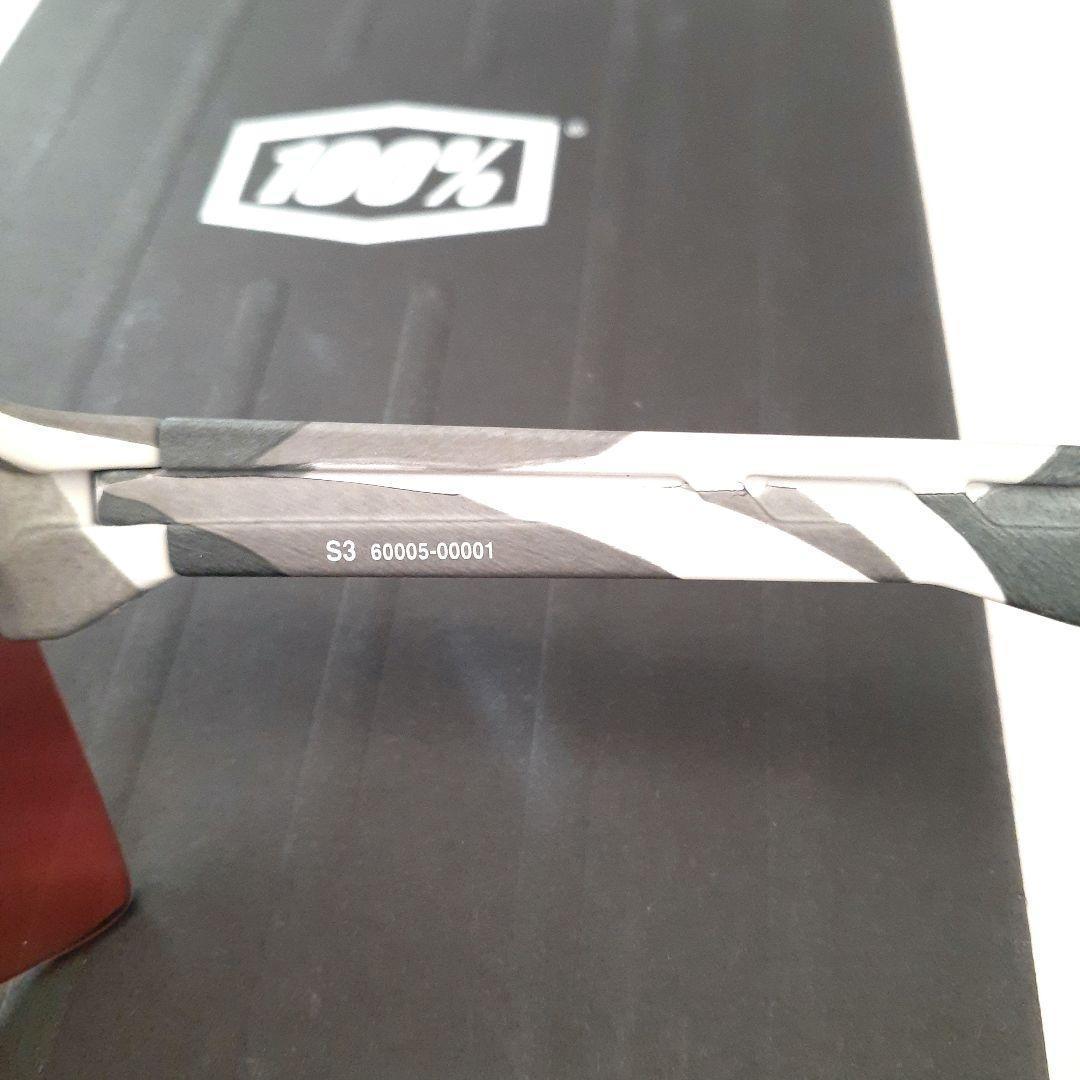 売約済み 100% S3 Grey Camo ワンハンドレッド サングラス