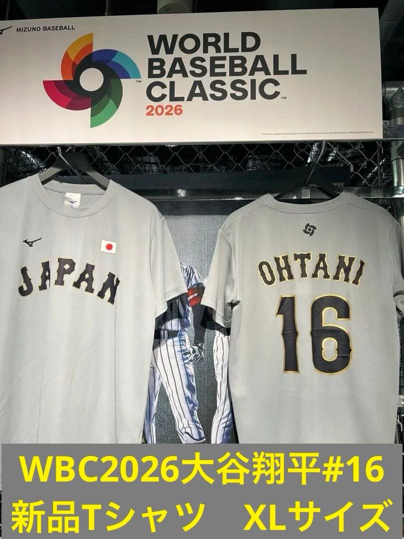 Tシャツ新品XL侍ジャパン大谷翔平 2026 WBC #16OHTANIミズノ