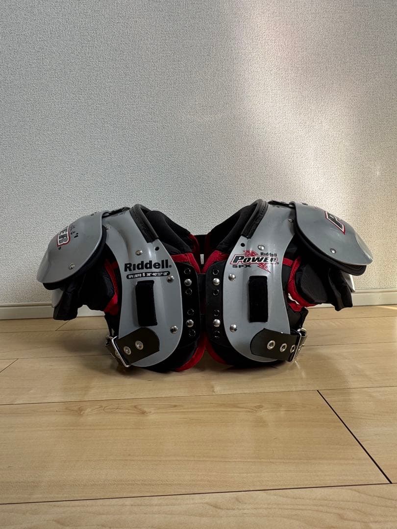 【最強セットRiddellショルダーSPX＆メット（ADAMSチンベル付）