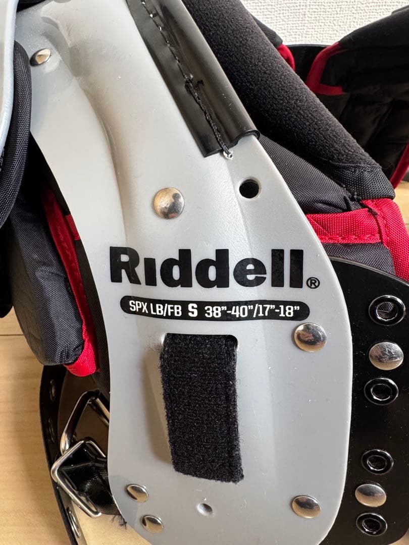 【最強セットRiddellショルダーSPX＆メット（ADAMSチンベル付）