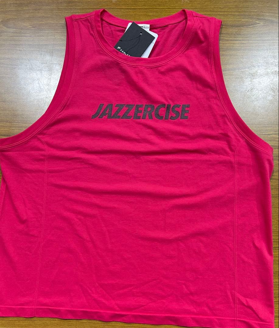 JAZZERCISE ピンク タンクトップ S