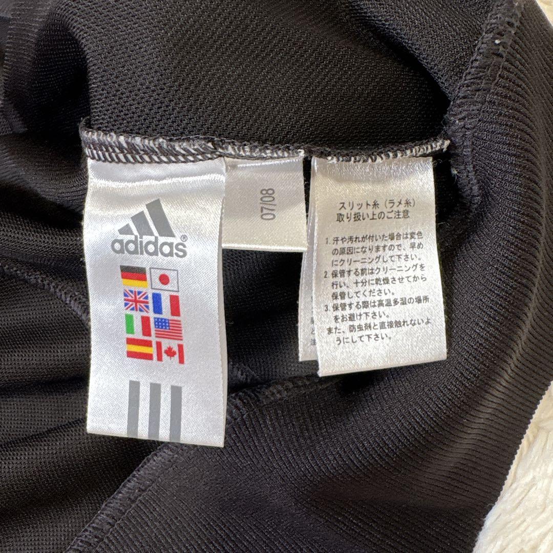 00s Y2K adidas ジャージセットアップ フレアパンツ ゴールドロゴM