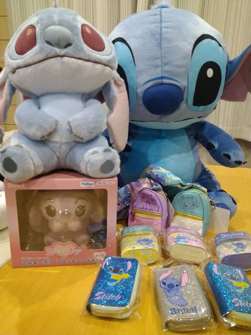 ディズニー　スティッチ　１１個セット　ぬいぐるみ　フィギュア　キーケース他