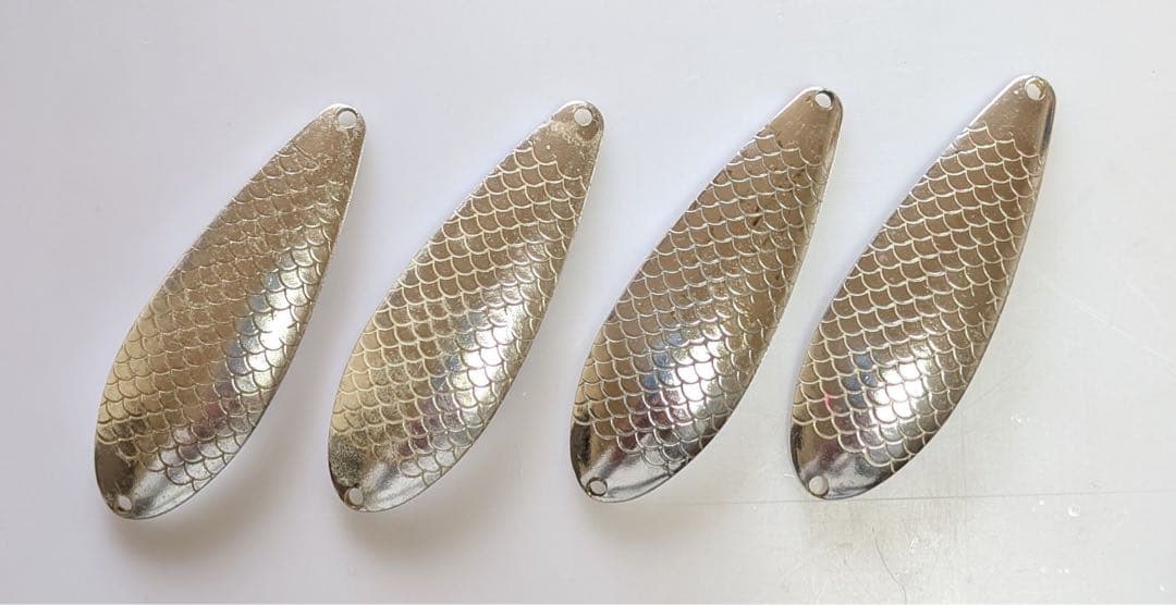 オールド品希少！！鮭釣りルアーSOLVKROKEN ルーゲン　40g　4枚セット