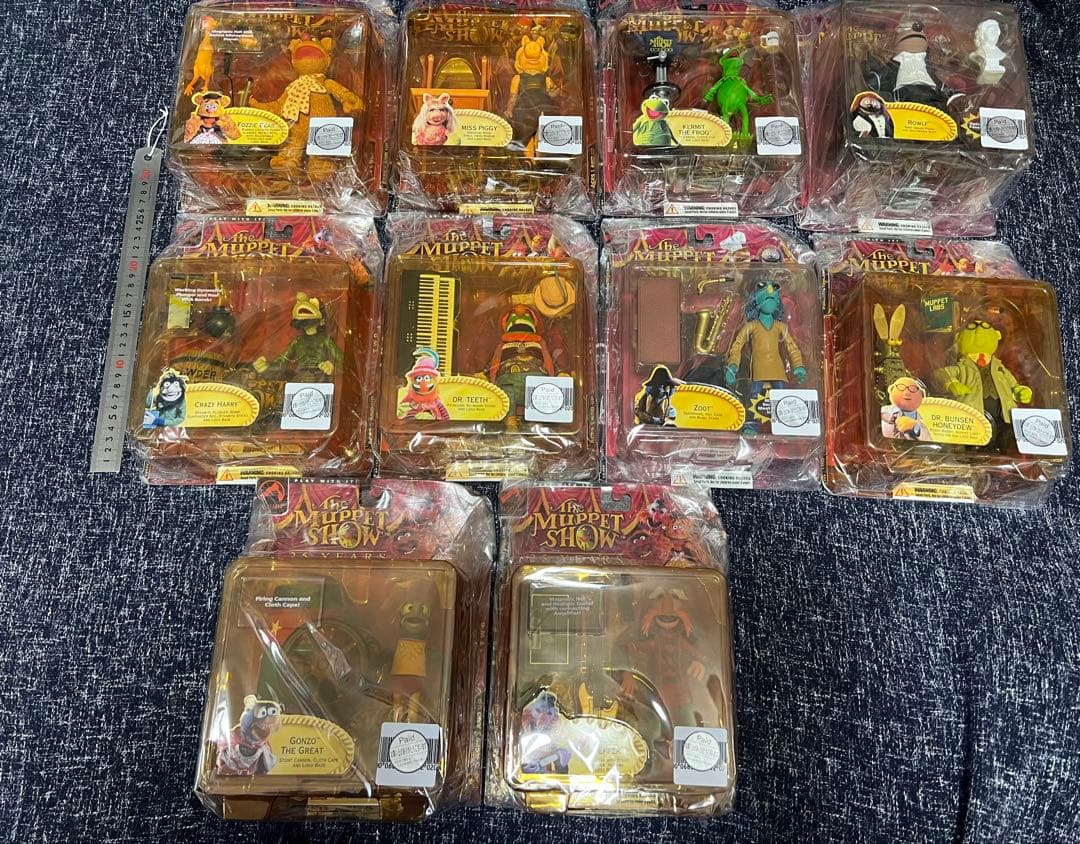 当時物　マペットショー　フィギュアセット　未開封　希少　ディズニー　カーミット